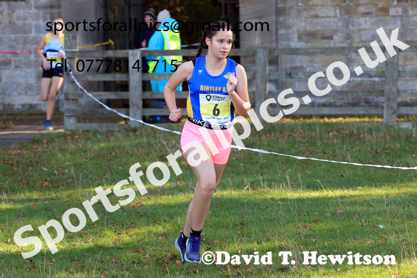 Girls Under-15s, 2025 Start Fitness NEHL, Lambton, County Durham. Photo: David T. Hewitson/Sports for All Pics